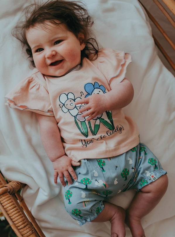 LILLY + SID GOTS Bunny Top & Shorts 0-3 Month